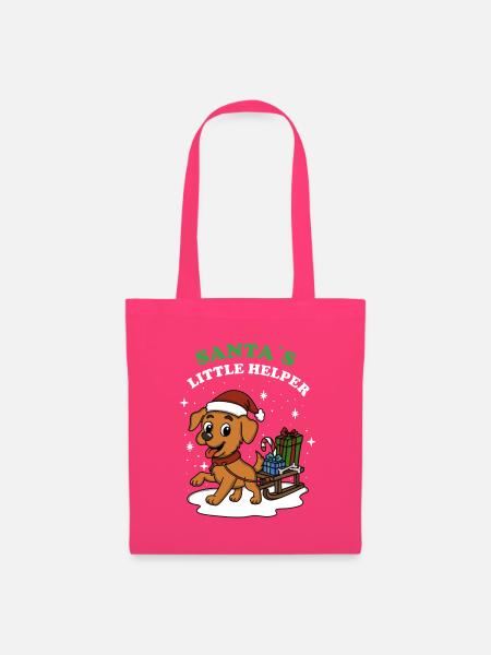 Santa´s Little Helper - Stoffbeutel - Azalea