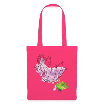 Blüte mit Insekt - Stoffbeutel - Azalea - Vorne