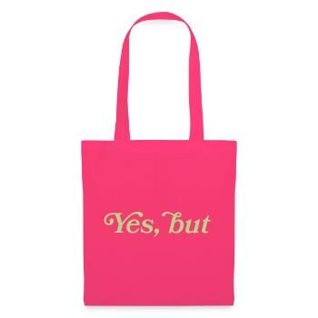 Yes, but – Minimalistisches Statement - Sac en tissu - rose azalée - Devant