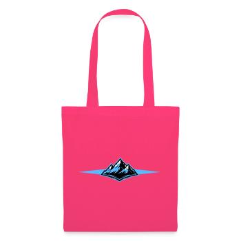 Mountains icon line - Tote Bag - azalea - Front