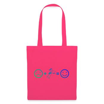 Idée cadeau pour fan de pickleball avec fan de pickleball - Sac en tissu - rose azalée - Devant
