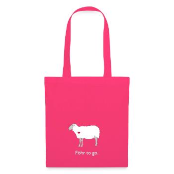 Föhr To Go - sheep - Tote Bag - azalea - Front