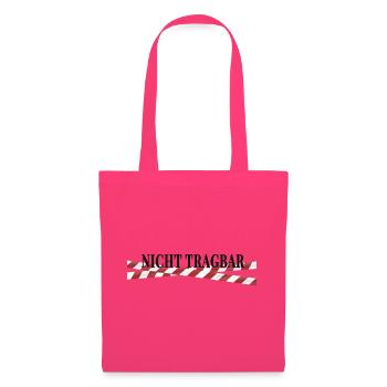 Unwearable – Black Humor Statement Design - Tote Bag - azalea - Front