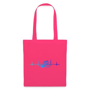 Modern road bike artwork - Tote Bag - azalea - Front
