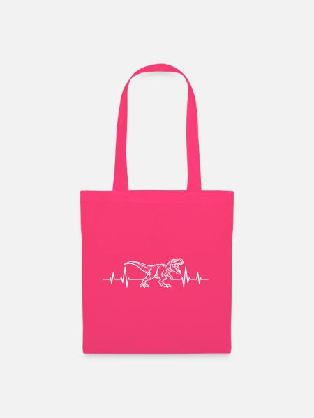 Heartbeat_t-rex - Stoffbeutel - Azalea
