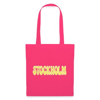 Stockholm Yellow Ball Retro-Tippfehler - Stoffbeutel - Azalea - Vorne