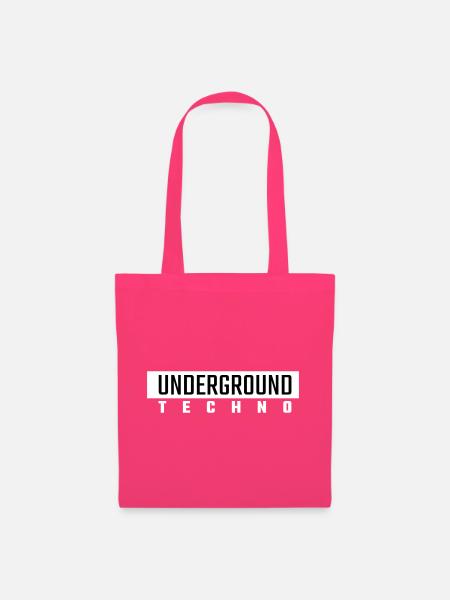 Underground Techno - Stoffbeutel - Azalea