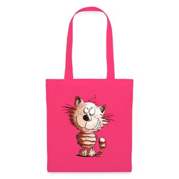 Little Naughty Cat I Cat Motif Comic Gift - Tote Bag - azalea - Front