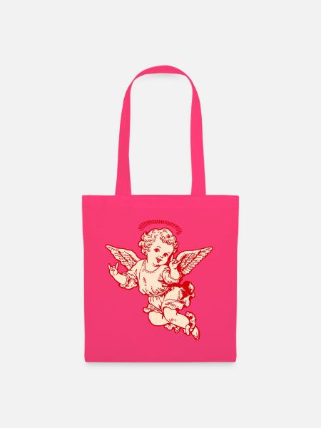 Rock Cherub – Engel mit Metal-Handzeichen - Stoffbeutel - Azalea