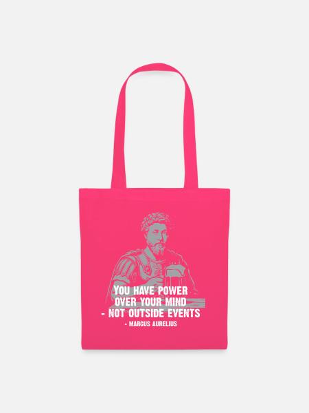 Marcus Aurelius Stoic Zitat mit Bier - Stoffbeutel - Azalea