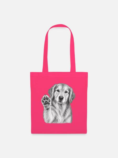 Golden Retriver Hundeporträt - Stoffbeutel - Azalea