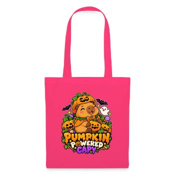 Pumpkin Powered Capybara - Stoffbeutel - Azalea - Vorne