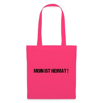 Moin Sprüche Hamburg Norden Heimat Geschenk - Stoffbeutel - Azalea - Vorne