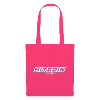 Bitcoin est 2009 - Variant - Stoffbeutel - Azalea - Vorne