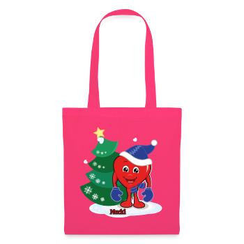 Mucki Xmas - Stoffbeutel - Azalea - Vorne