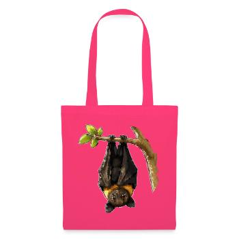 Nachtfledermaus am Ast - Stoffbeutel - Azalea - Vorne