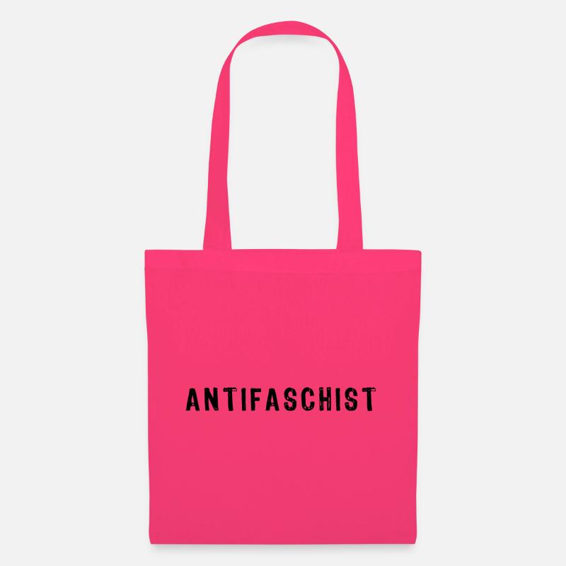 ANTIFA ANTIFASCIST - Tote Bag - azalea