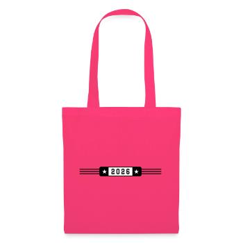 2026 - Sac en tissu - rose azalée - Devant