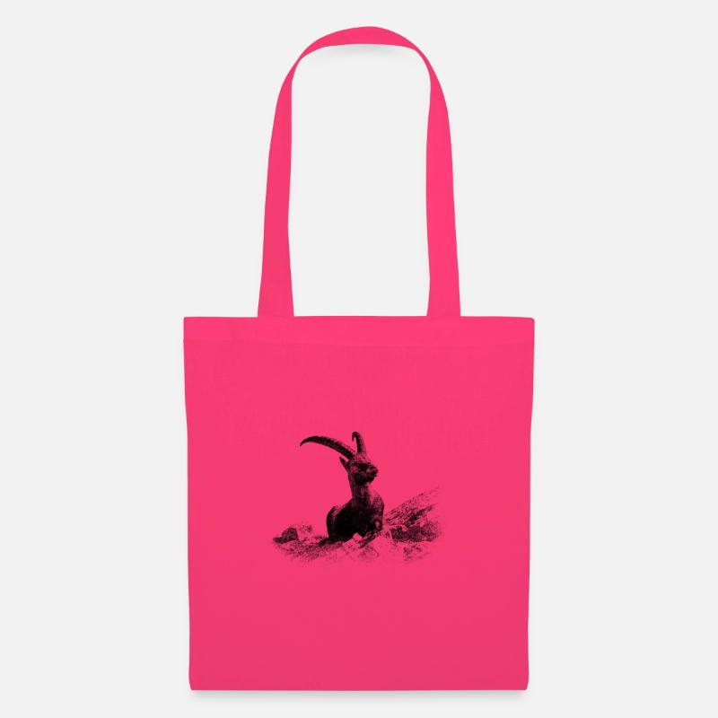 Steinbock 2 - Stoffbeutel - Azalea