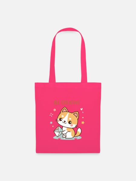 Kreativer Chat - Stoffbeutel - Azalea