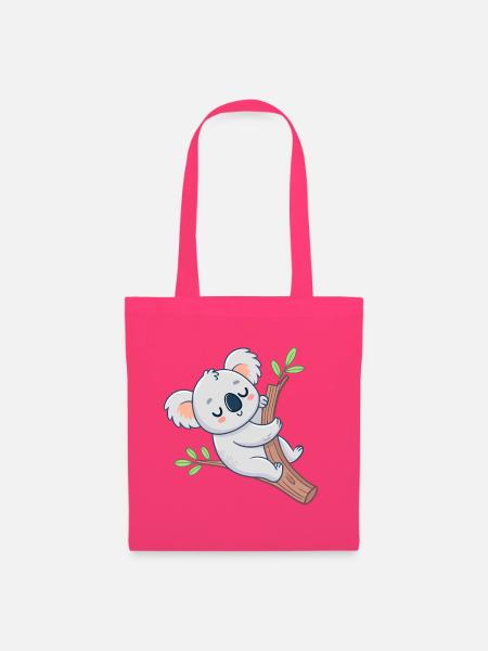 Dreamy Koala auf Cheerful Branch - Stoffbeutel - Azalea