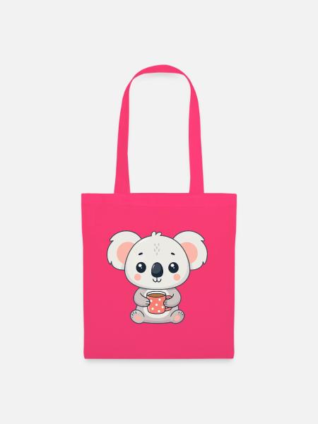 Süßer Koala mit Kaffee - Stoffbeutel - Azalea