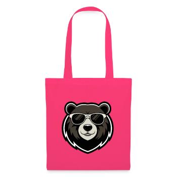 Urban Bear Dark Glasses - Tote Bag - azalea - Front
