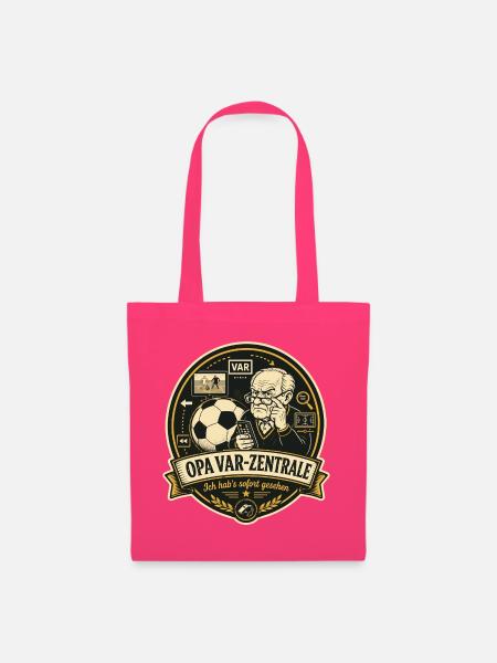 Opa VAR-Zentrale - Stoffbeutel - Azalea