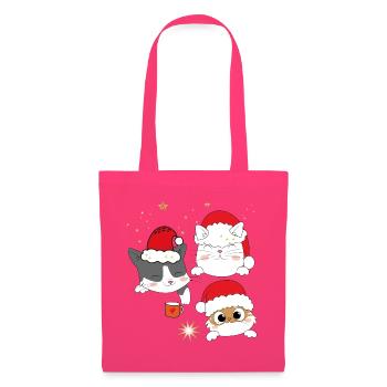 Katzen im Weihnachtsglanz - Stoffbeutel - Azalea - Vorne