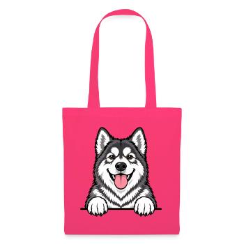 Alaskan Malamute - Stoffbeutel - Azalea - Vorne