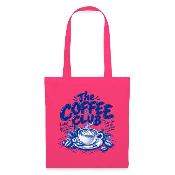 The Coffee Club – Fueled by Caffeine | Retro Kaffe - Stoffbeutel - Azalea - Vorne