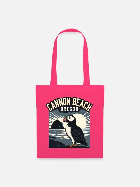 Cannon Beach Oregon - Stoffbeutel - Azalea