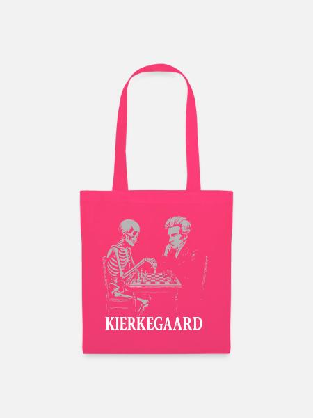 Kierkegaard Schachduell - Stoffbeutel - Azalea
