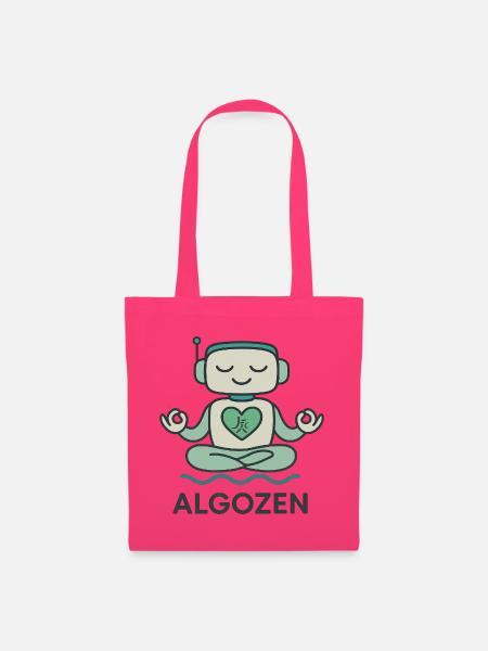 Roboter-Zen - Stoffbeutel - Azalea