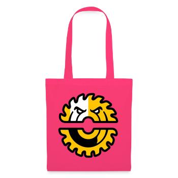 Circular Saw Mascot Logo - Tote Bag - azalea - Front