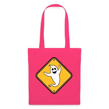 danger caution warning note danger shield vorsi - Tote Bag - azalea - Front