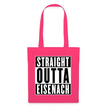 Straight outta Eisenach (Farben änderbar) - Stoffbeutel - Azalea - Vorne