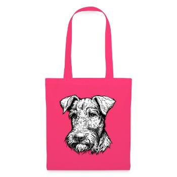 Irish Terrier Portrait - Stoffbeutel - Azalea - Vorne