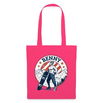 Benny, Vintage-Look - Stoffbeutel - Azalea - Vorne