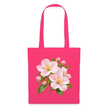 Rosa Apfelblüten-Blüten-Floral - Stoffbeutel - Azalea - Vorne