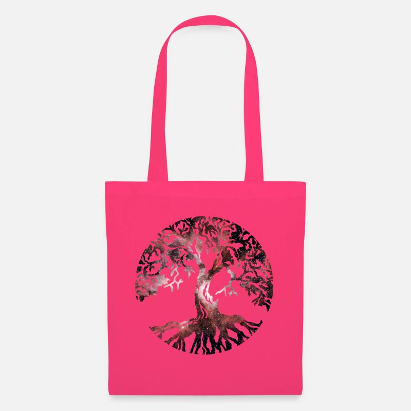 Baum des Lebens Weltraum Geschenk Idee - Stoffbeutel - Azalea