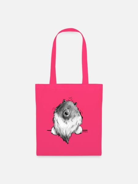 Lustiger Wolfsspitz I Comic Hund Geschenk - Stoffbeutel - Azalea