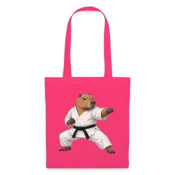 Capybara macht Karate  - Stoffbeutel - Azalea - Vorne