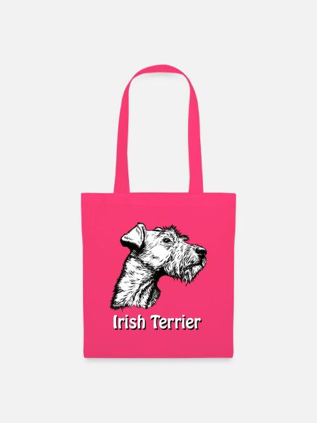 Irish Terrier Portrait - Stoffbeutel - Azalea