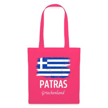Patras - Sac en tissu - rose azalée - Devant