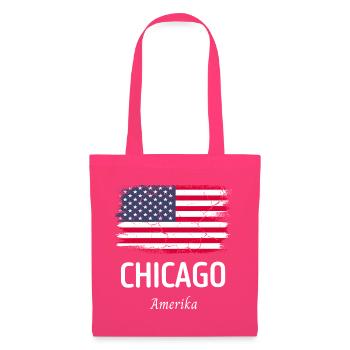 Chicago - Sac en tissu - rose azalée - Devant