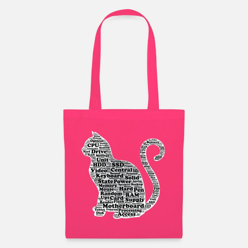 Hardware Cat - Stoffbeutel - Azalea