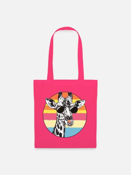 Giraffe Retro Sonnenbrille - Stoffbeutel - Azalea