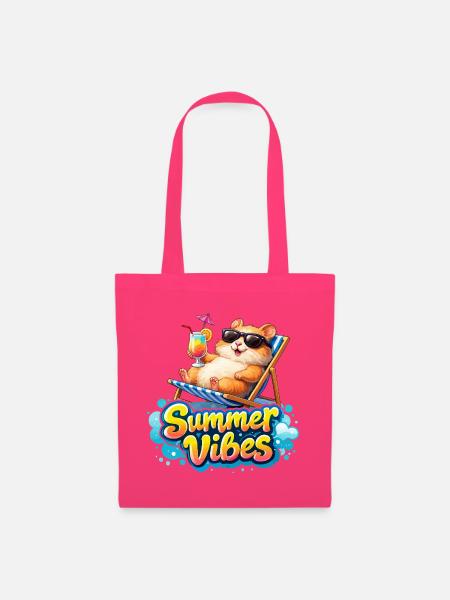 Hamster Summer Vibes - Stoffbeutel - Azalea