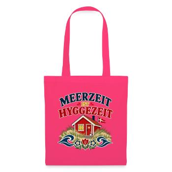 Meerzeit ist Hyggezeit - Stoffbeutel - Azalea - Vorne